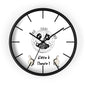 Horloge murale - " J'ai l'attitude d'être à l'heure !"