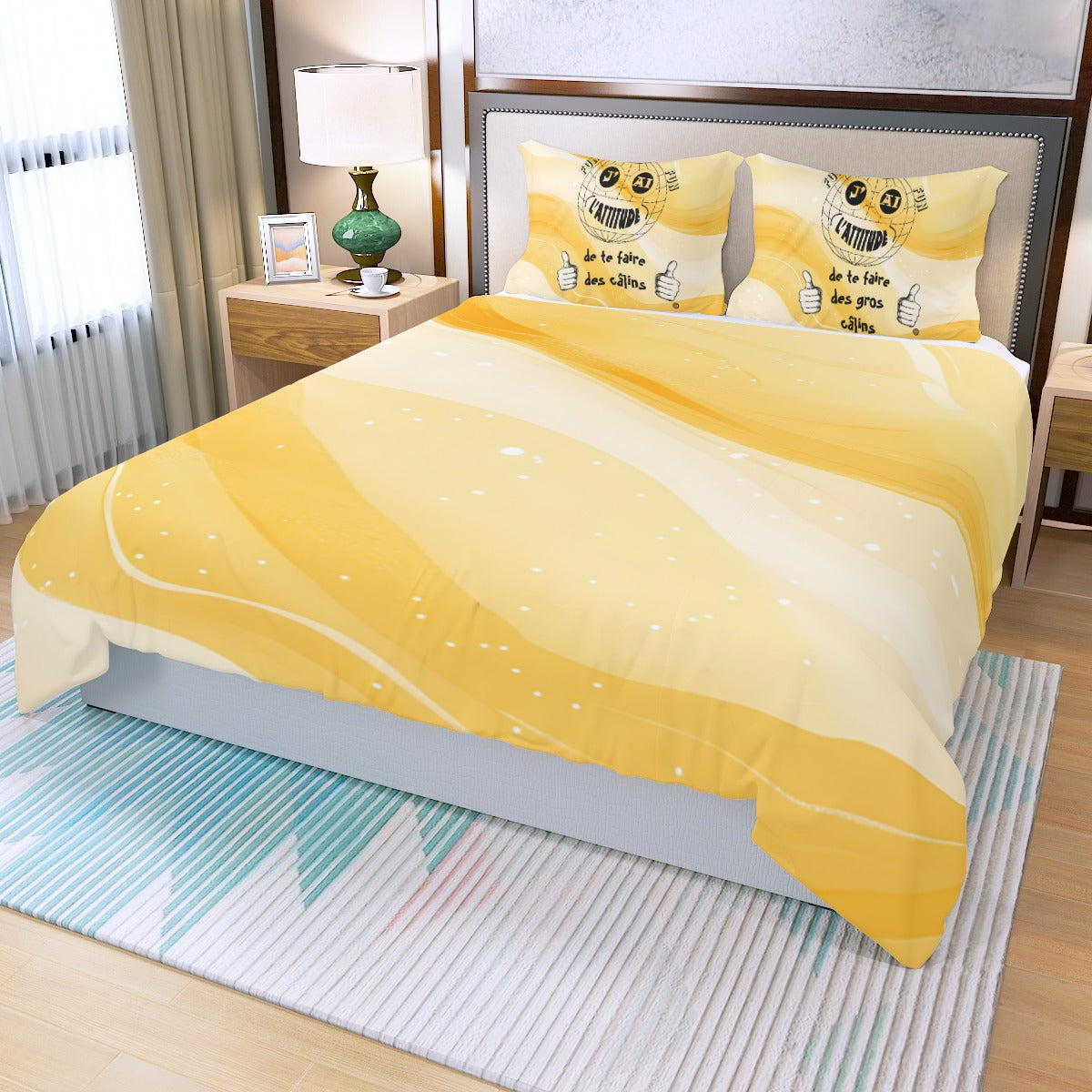Three Piece Duvet Bedding Set
